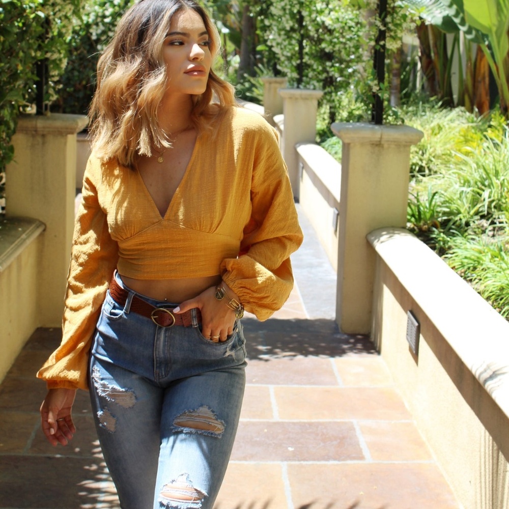 Rust Crop Top